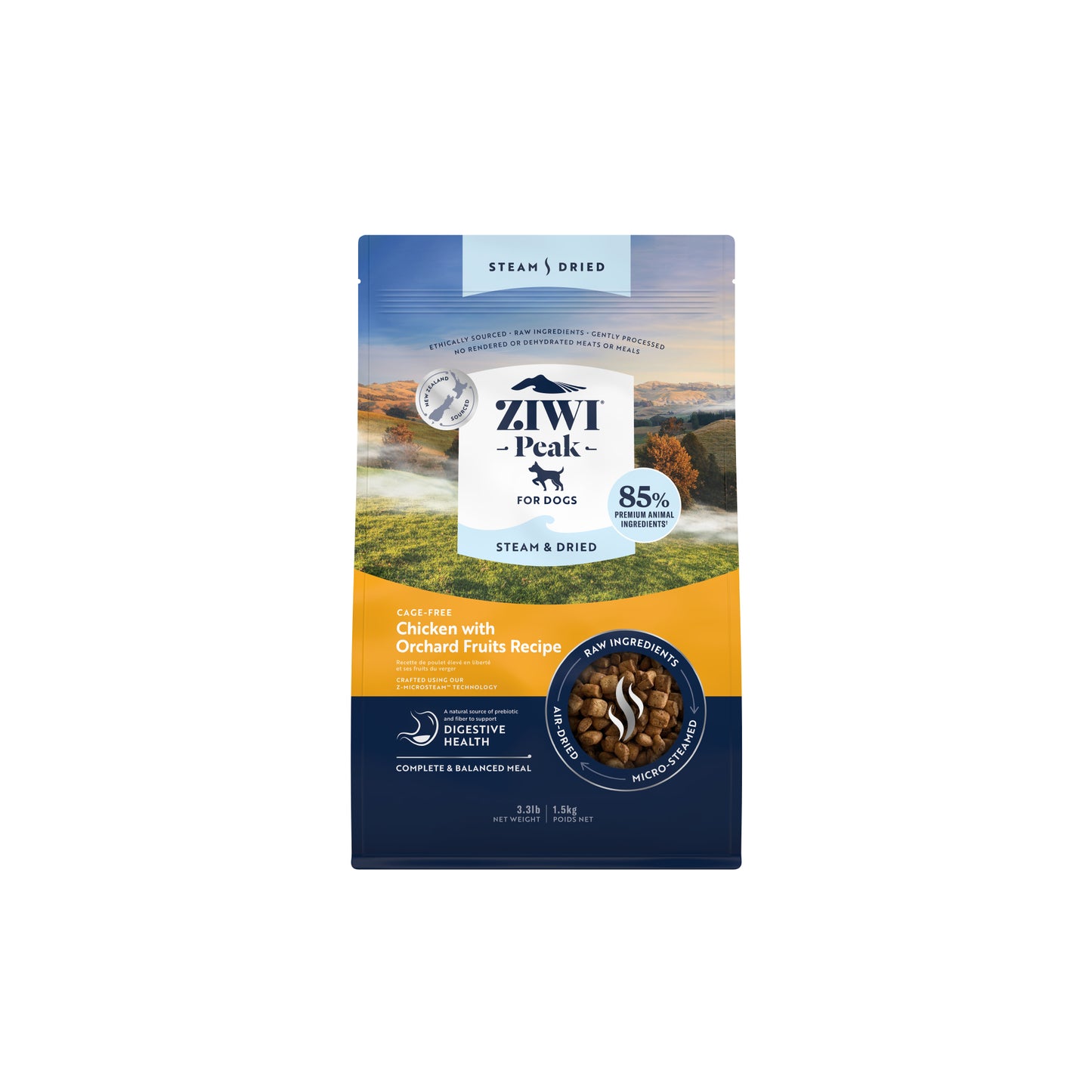 Ziwi Peak Steam & Dried Dog Food 1.5kg