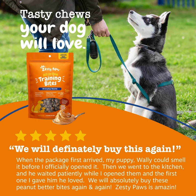 Zesty Paws All-in-One Training Bites for Dog