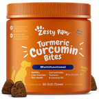 Zesty Paws Turmeric Curcumin Bites for Dogs