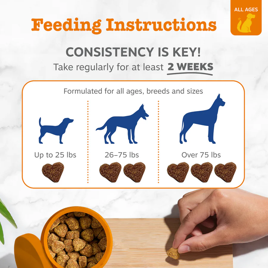 Zesty Paws 8-in-1 Multivitamin Bites for Dogs