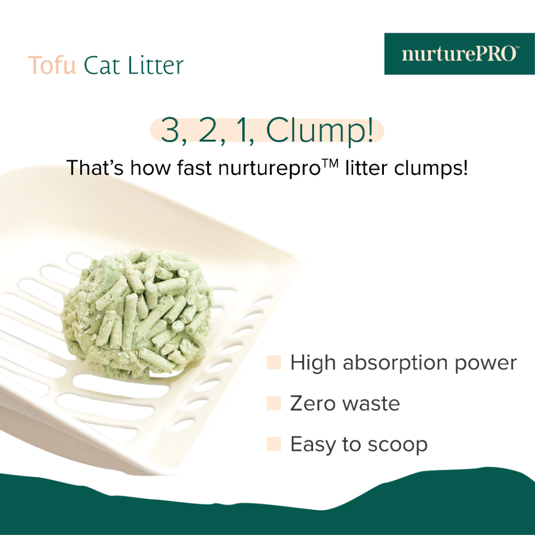 NurturePRO Pawsoft Tofu Cat Litter 7L