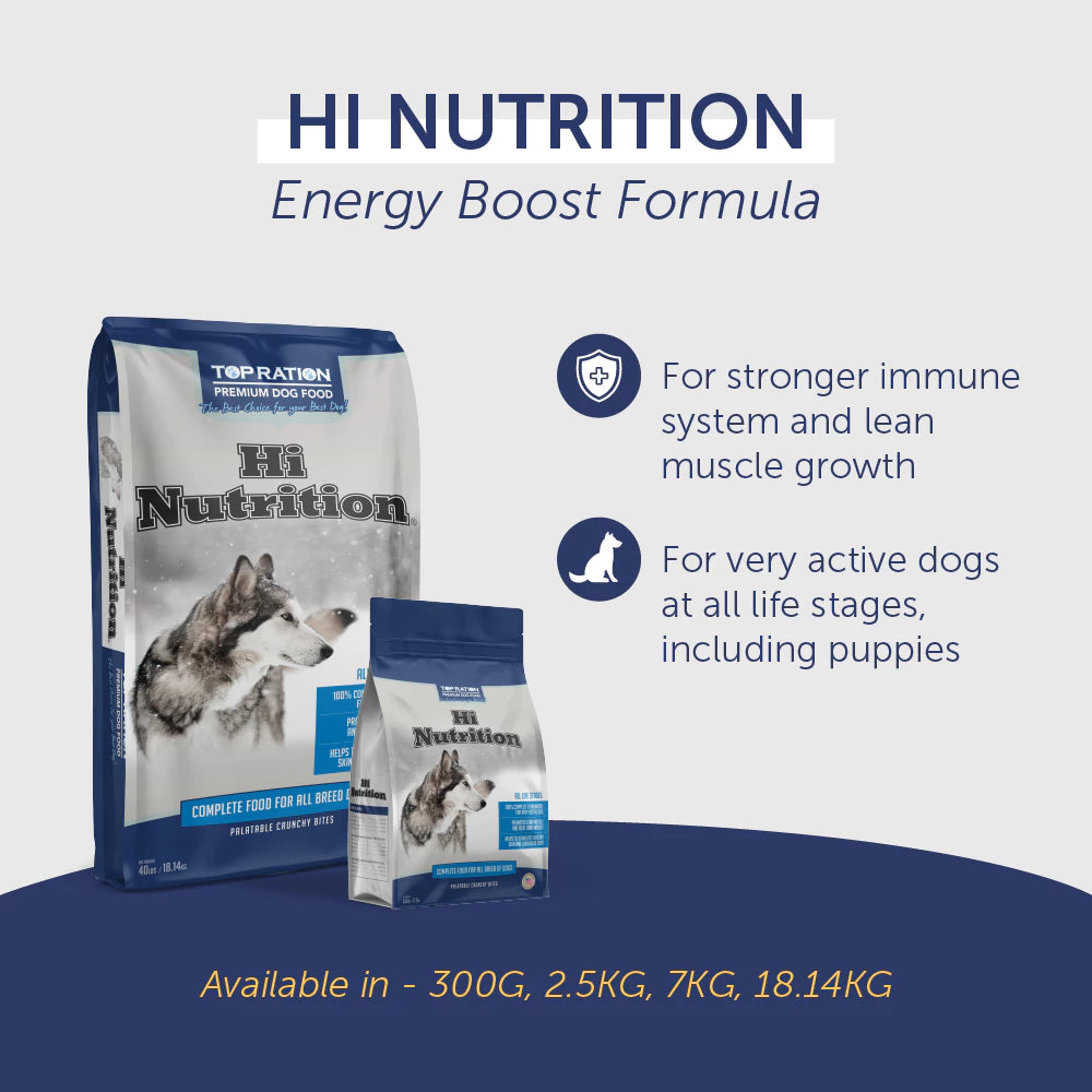 Top Ration Premium Dog Dry Food Trial Pack 300g