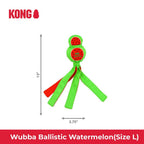 KONG Wubba Ballistic Watermelon