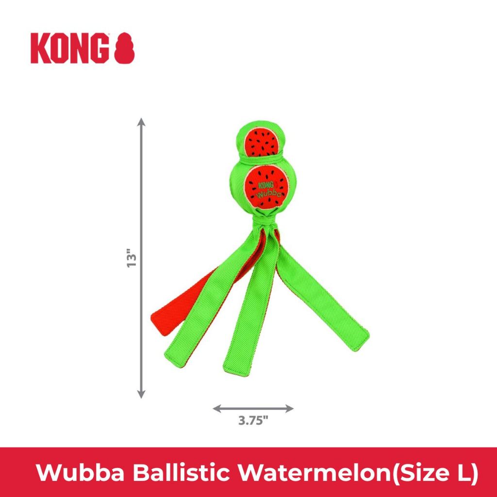 KONG Wubba Ballistic Watermelon