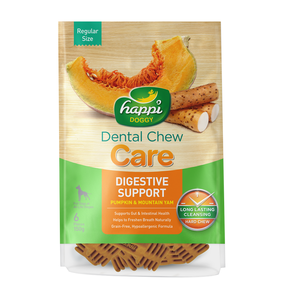 Happi Skippi Doggy Care Regular 4 inch Dental Chew 150g