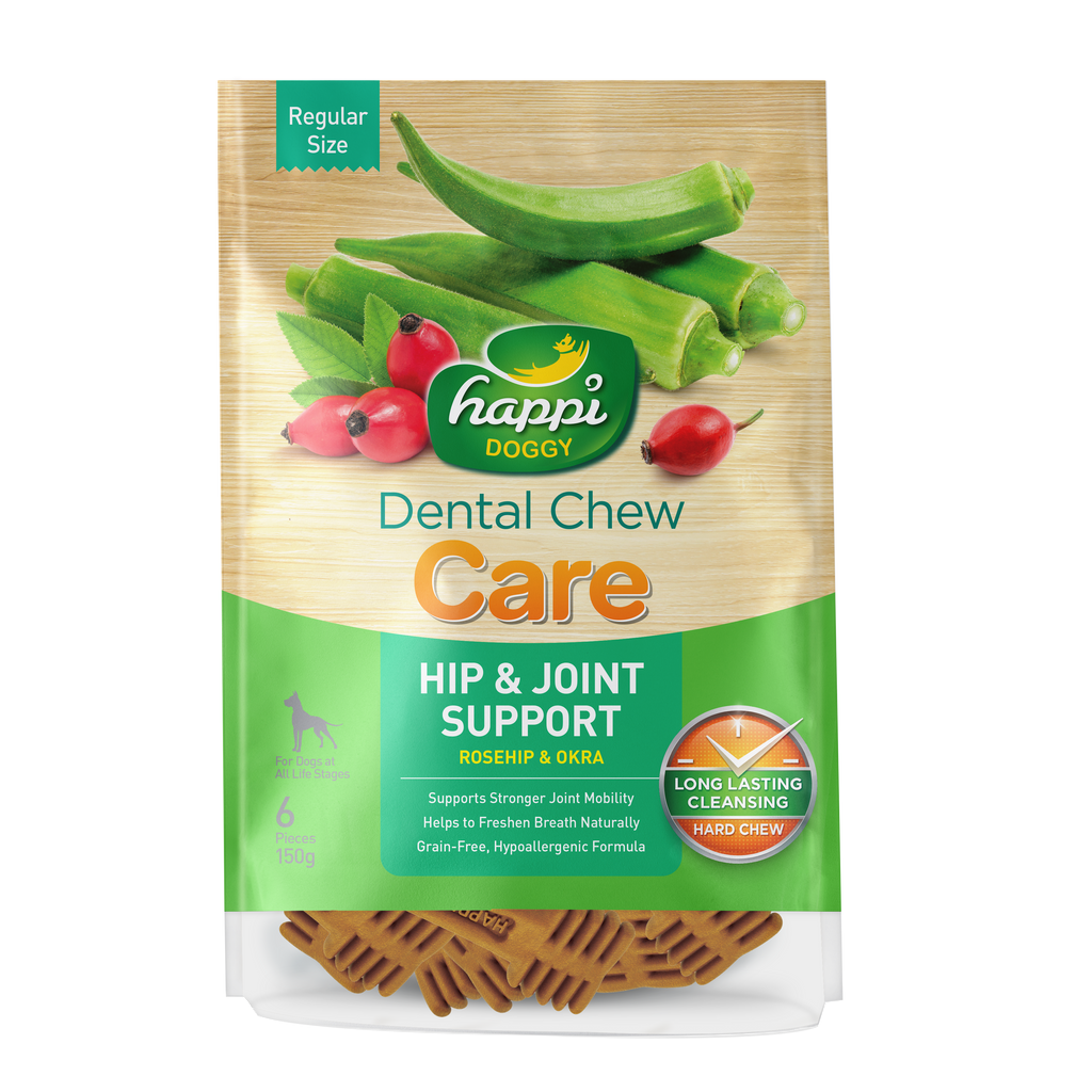 Happi Skippi Doggy Care Regular 4 inch Dental Chew 150g