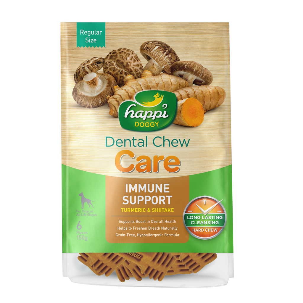 Happi Skippi Doggy Care Regular 4 inch Dental Chew 150g