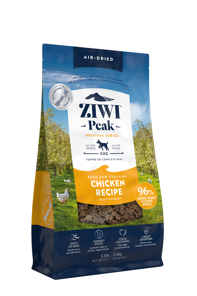 Ziwi Peak Originals Air Dried Dog Food 2.5kg
