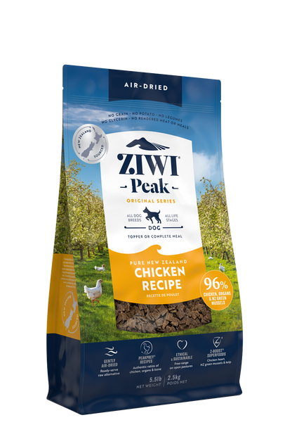 Ziwi Peak Originals Air Dried Dog Food 2.5kg